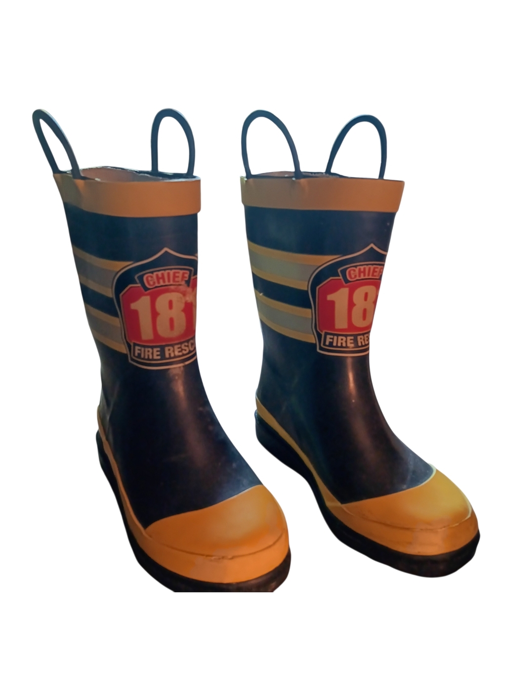 Western Chief Kids' F.D.U.S.A. Fire Chief Rain Boots